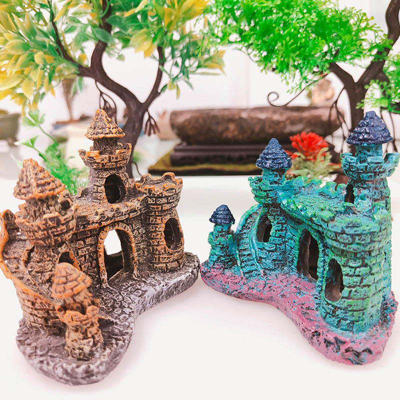 Aquarium Fish Cave - 1Pcs Aquarium Creative Ornaments Simulation Resin
