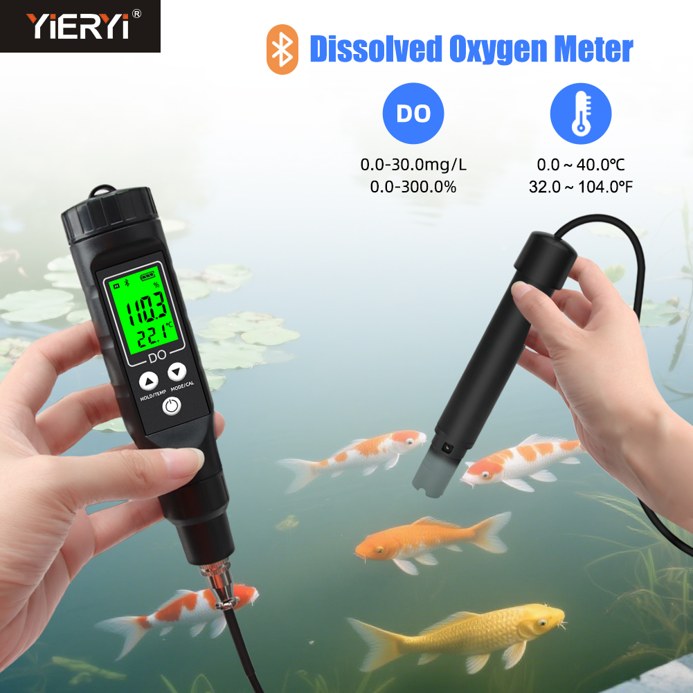 Aquarium Fish Online - Yieryi Smart Dissolved Oxygen Meter with