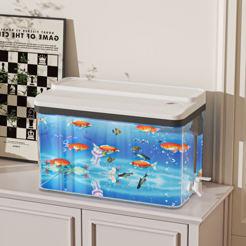 Aquarium Fish In Bowl - Small Desktop Betta Aquarium Kit Glass