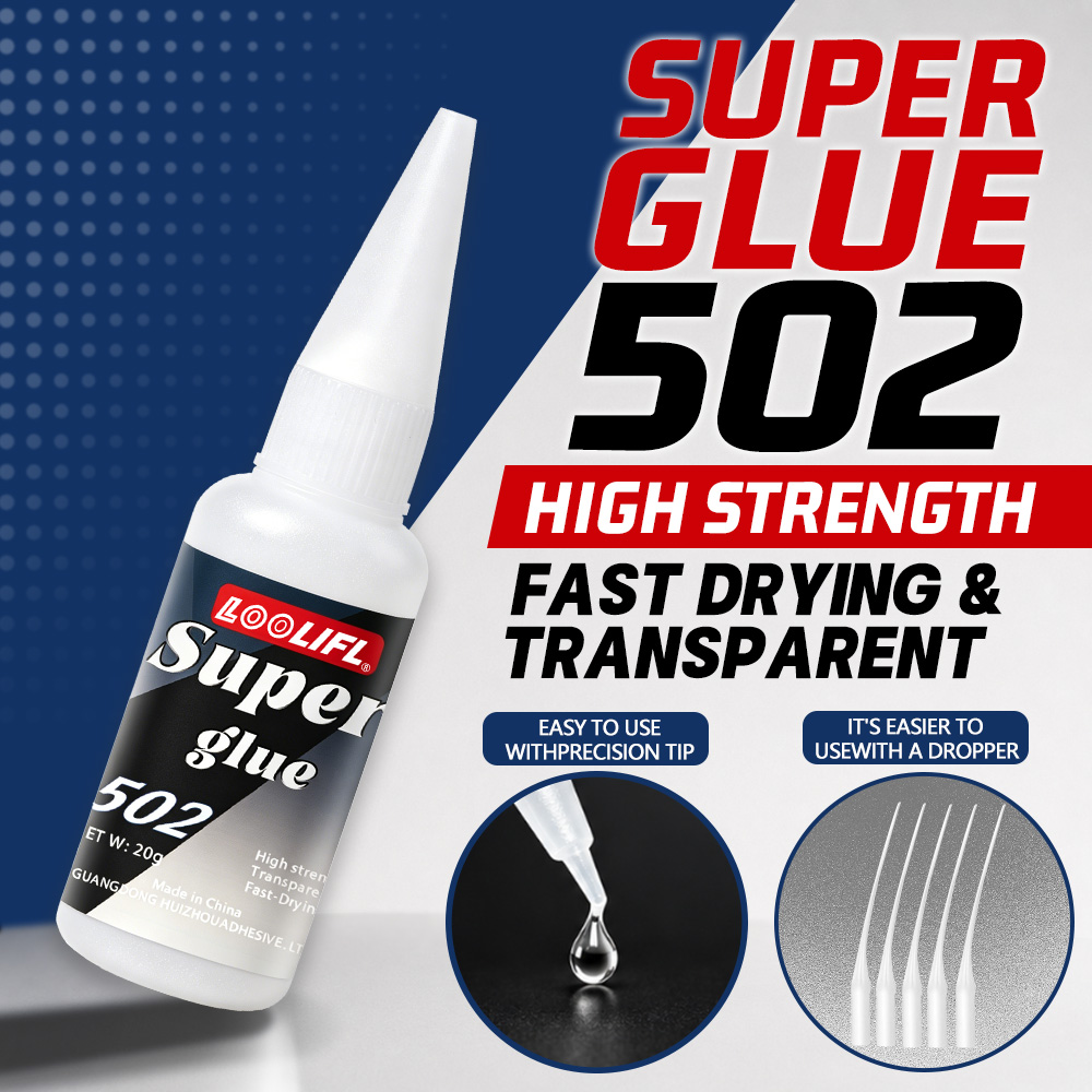 Aquarium Fish Maintenance - Loolifl-502-20Ml Instant Transparent Cyanoacrylate Medium Thick