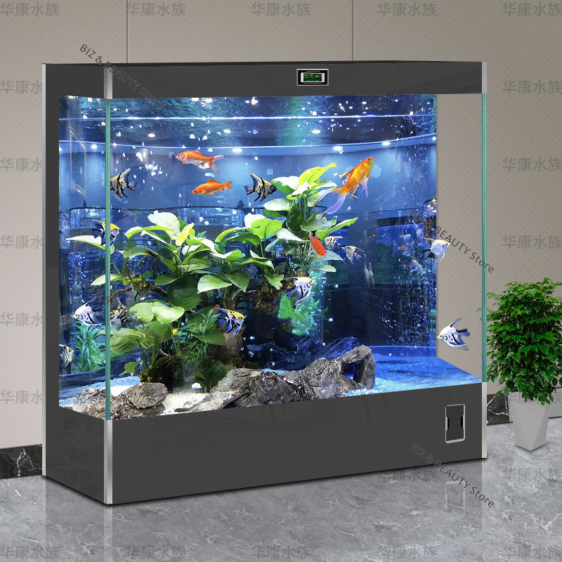 Aquarium Fish In Bowl - New Ultra White Glass Fish Tank