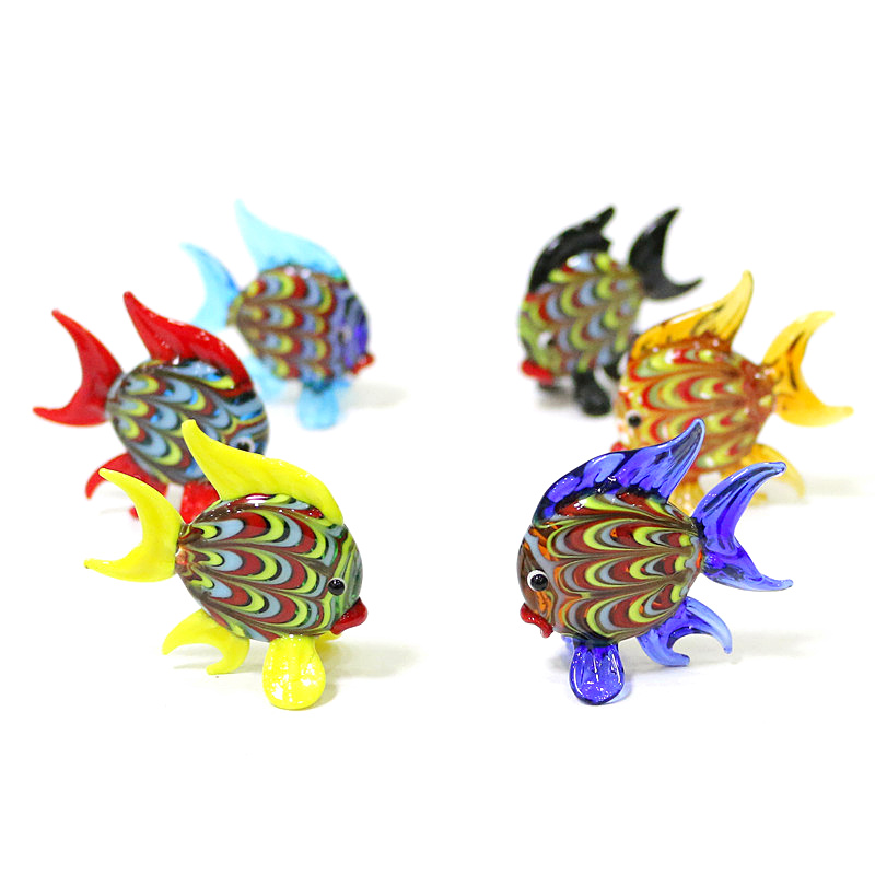 Aquarium Fish For Beginners - Colorful Tropical Fish Mini Figurines Cute