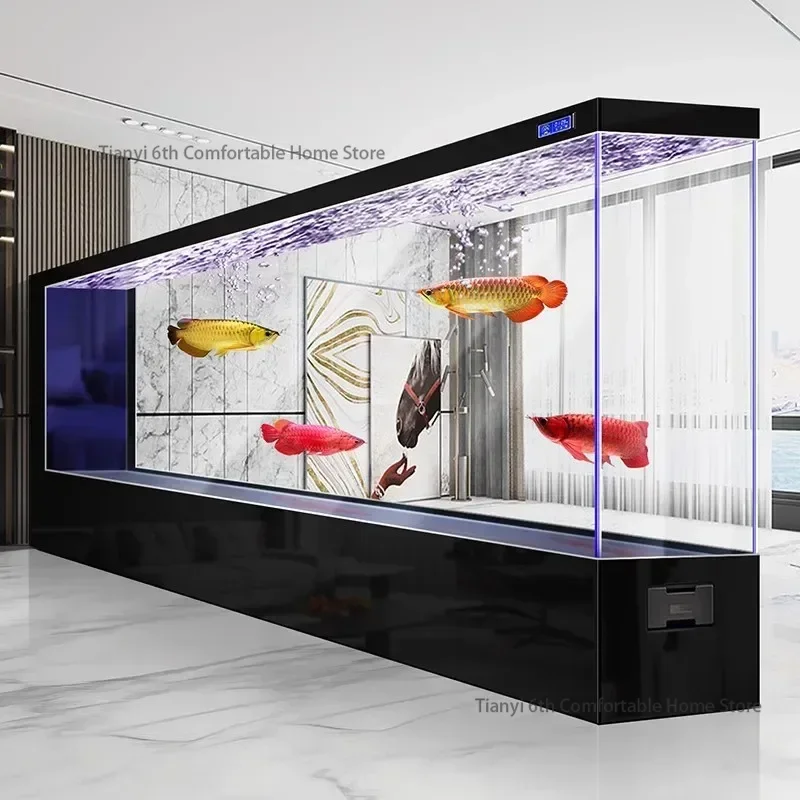 Aquarium Fish In Bowl - Super Large Transparent Luxury Aquariums Appreciate