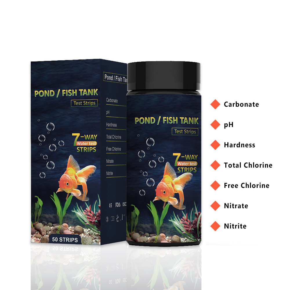 Aquarium Fish Freshwater - 7 in 1 Aquarium Test Strips,