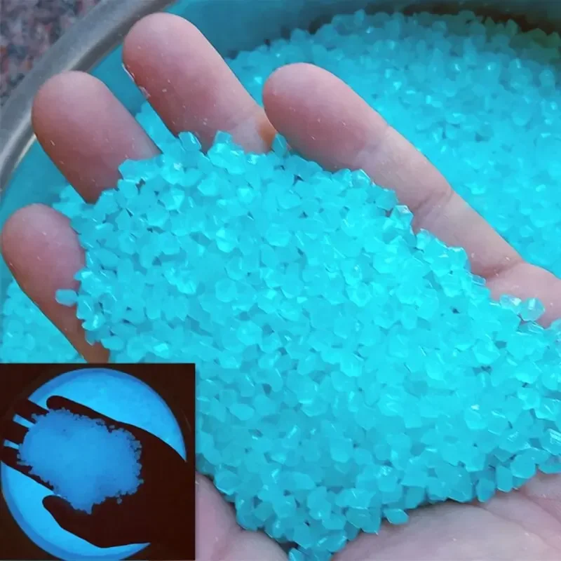 Aquarium Fish Land - 1000pcs 3-5mm Luminous Sand Glow in