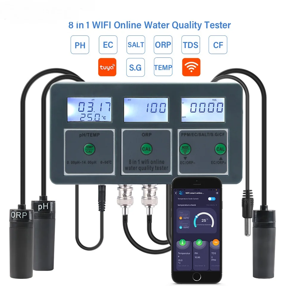 Aquarium Fish Online - WiFi Digital PH ORP TDS EC