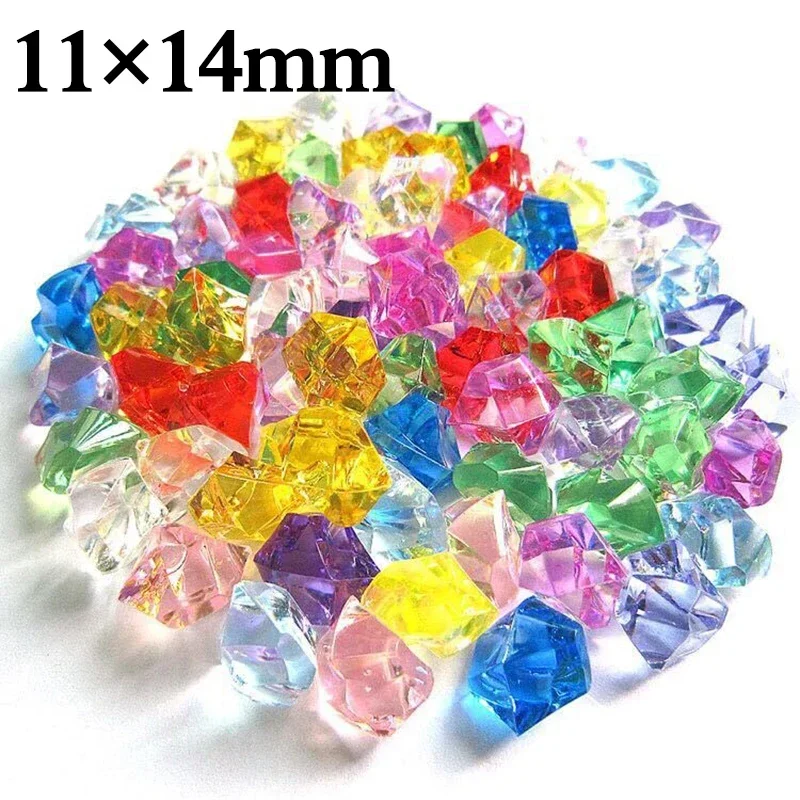 Aquarium Fishing - 200pcs Acrylic Gem Stone Colorful Crushed