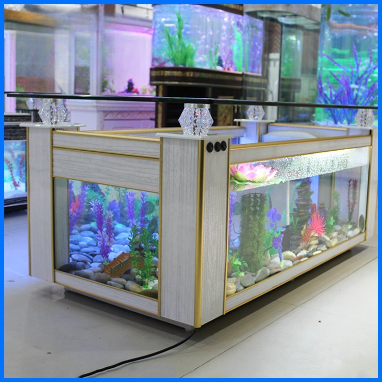 Live Fish Aquarium - Sofa coffee table ecological fish tank