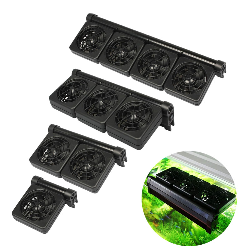 Aquarium Fish Freshwater - 1/2/3/4 Aquarium Fans Chillers Water Temperature