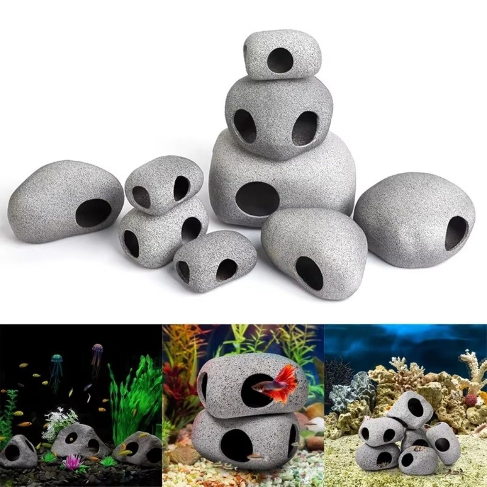 Purple Clay Aquarium Hideaway  - Aquarium Fish Cave review and price