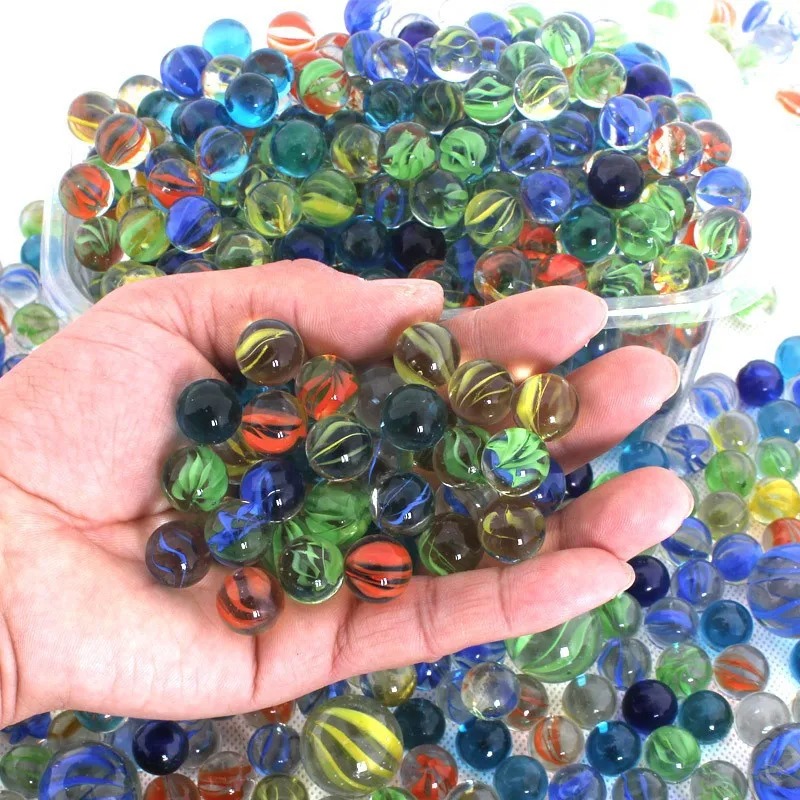 50Pcs 14mm Colorful Glass Marb - Aquarium Fish Land review and price