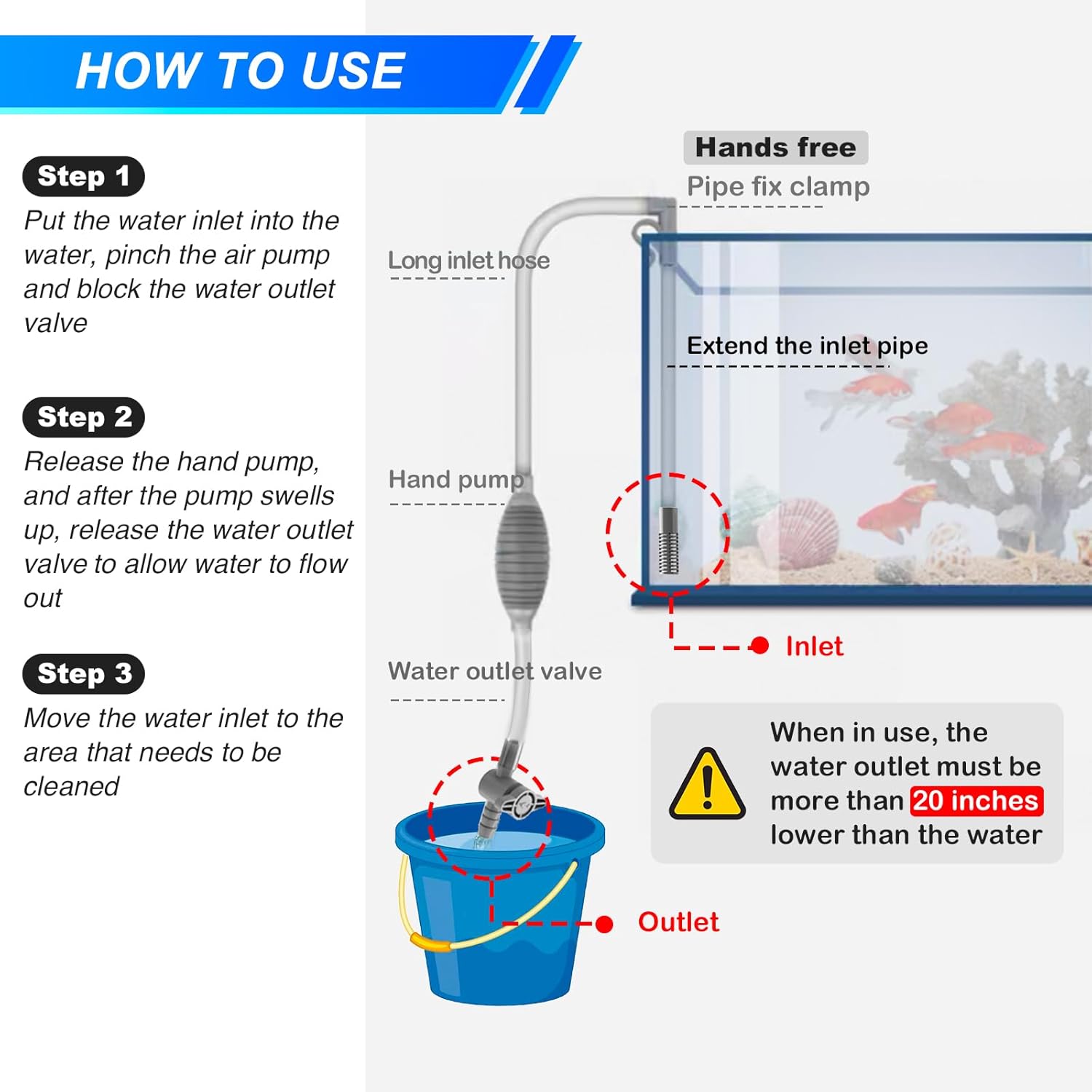 Large Fish Tank Aquarium Sipho - Aquarium Fish Maintenance review and price