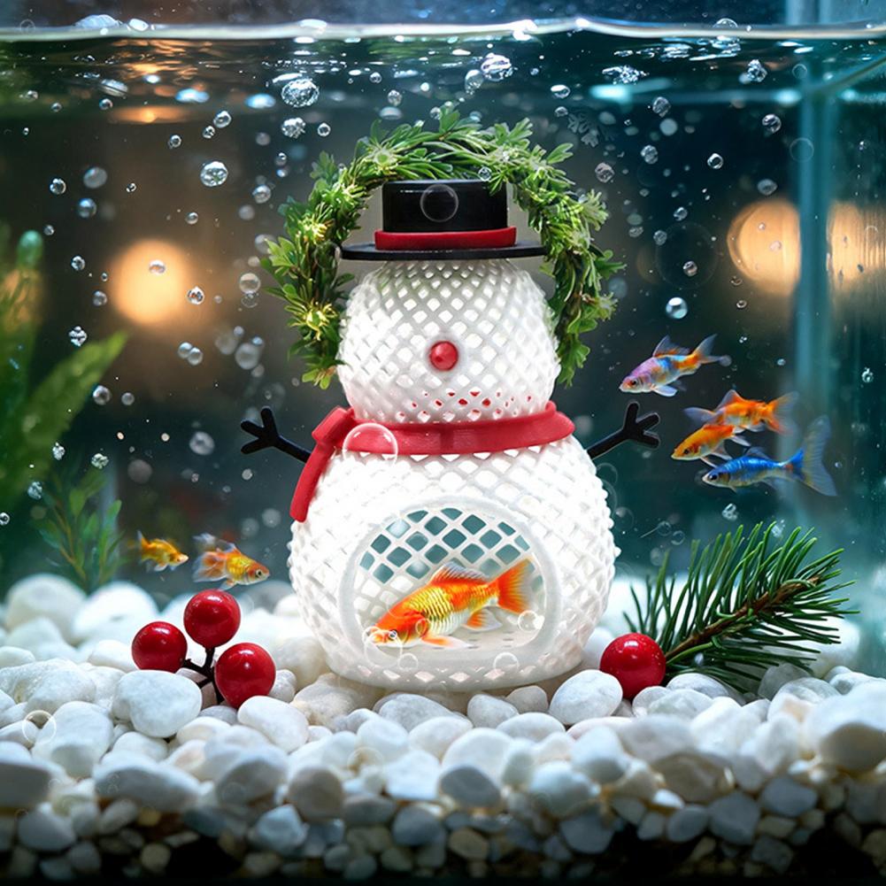 Fish Tank Decorations Christma - Aquarium Fish Cave review and price