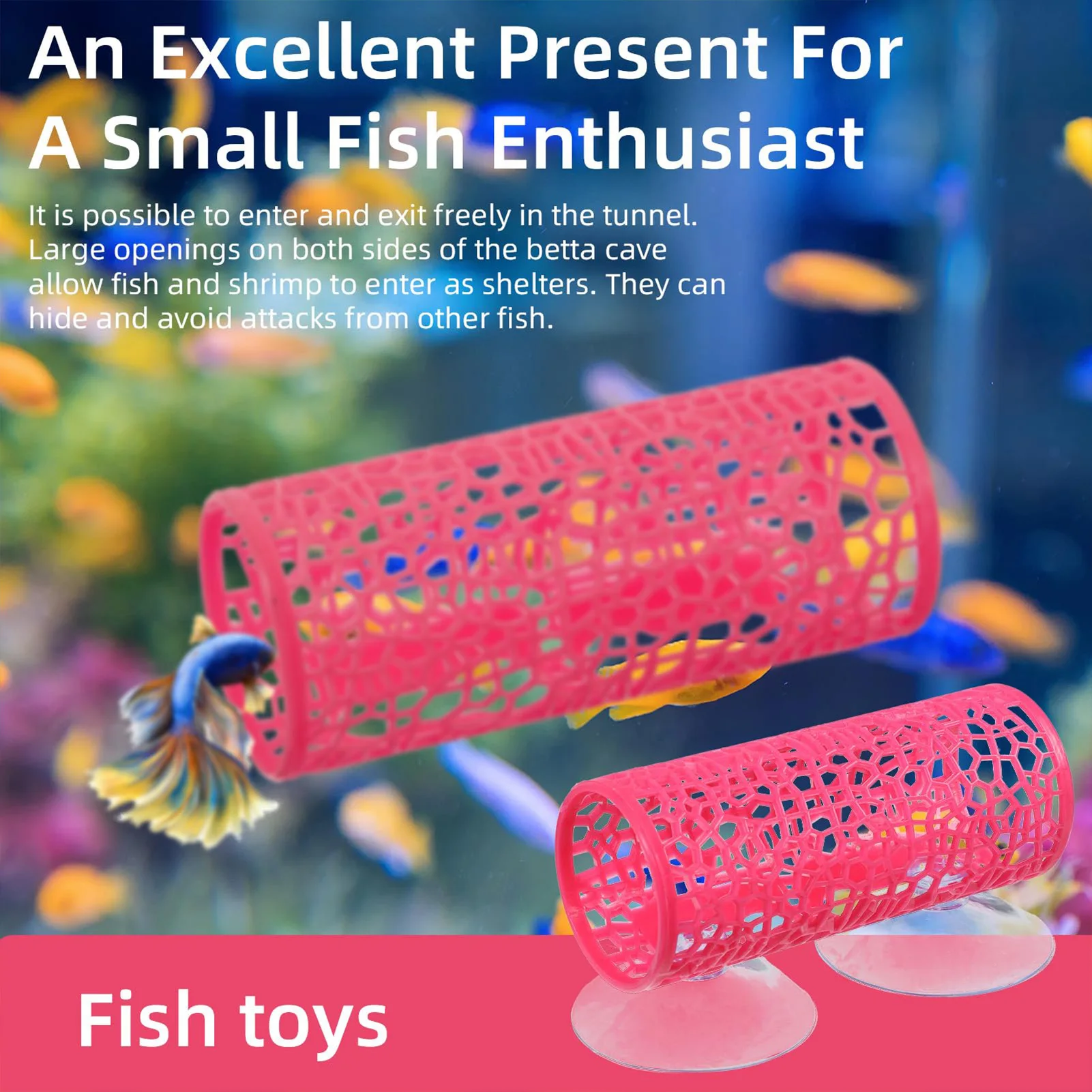 Aquarium Fish Tunnel Toys Bett - Aquarium Fish Cave review and price