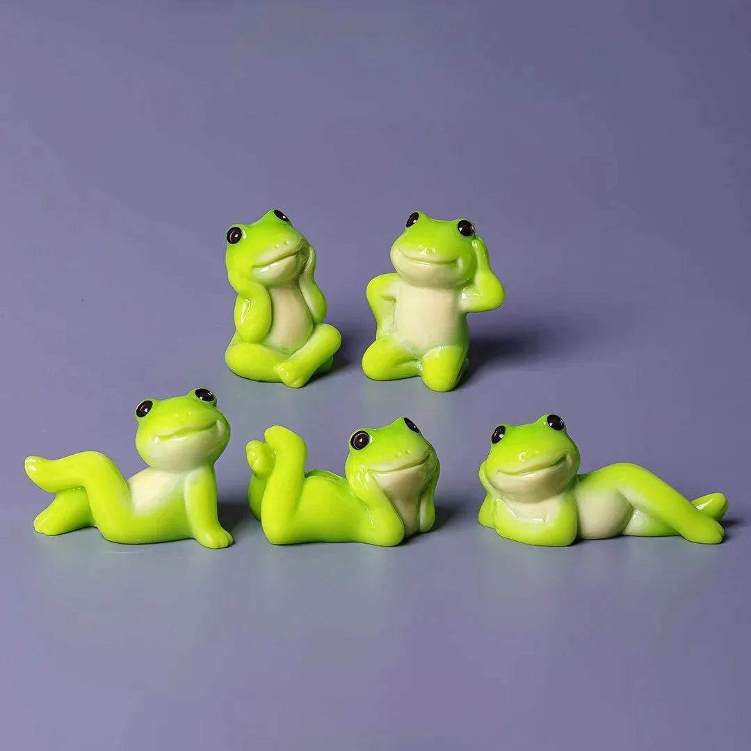 6pcs Cartoon Mini Funny Frog F - Live Fish Aquarium review and price