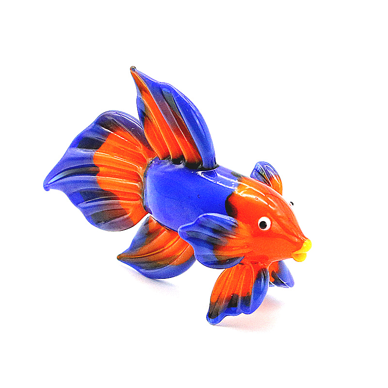Orange Murano Glass Tropical F - Live Fish Aquarium review and price