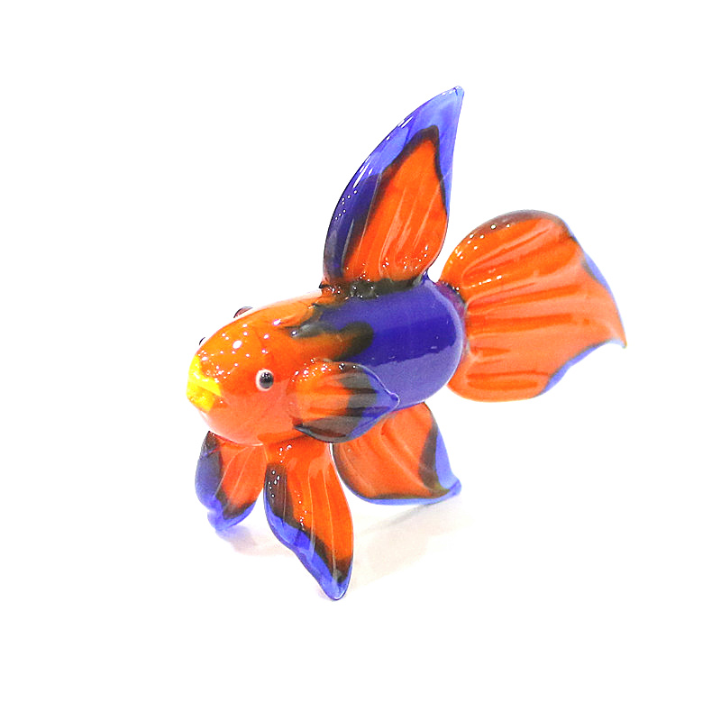 Orange Murano Glass Tropical F - Live Fish Aquarium review and price