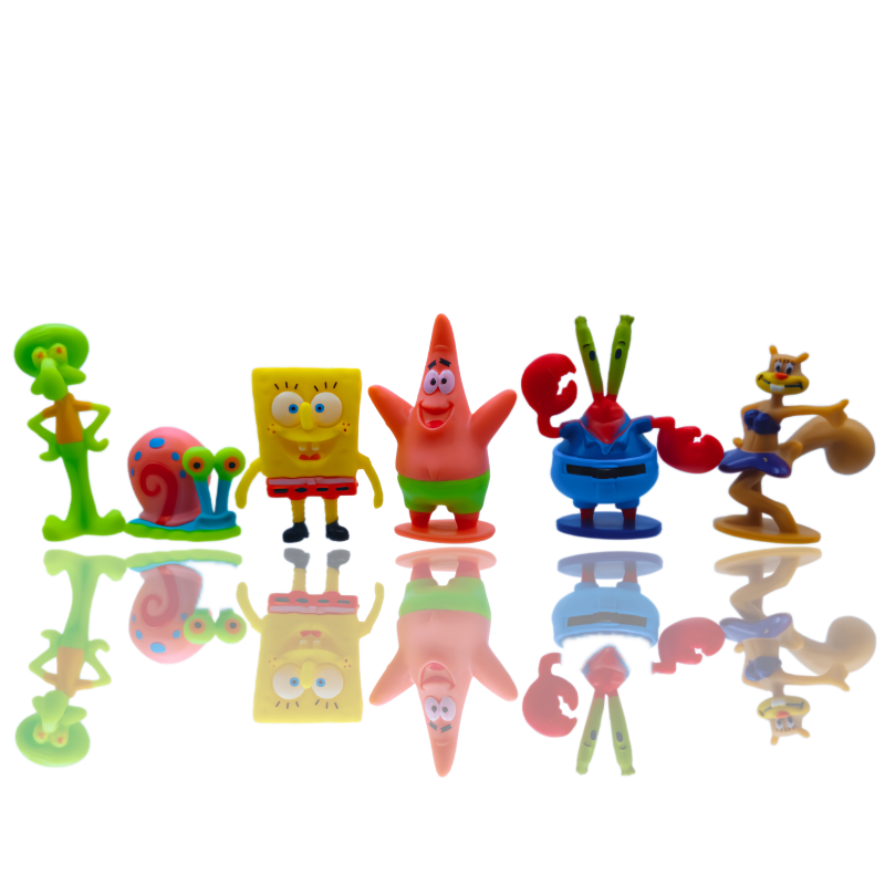 6pcs SpongeBob Fish Tank Decor - Aquarium Fish Land review and price