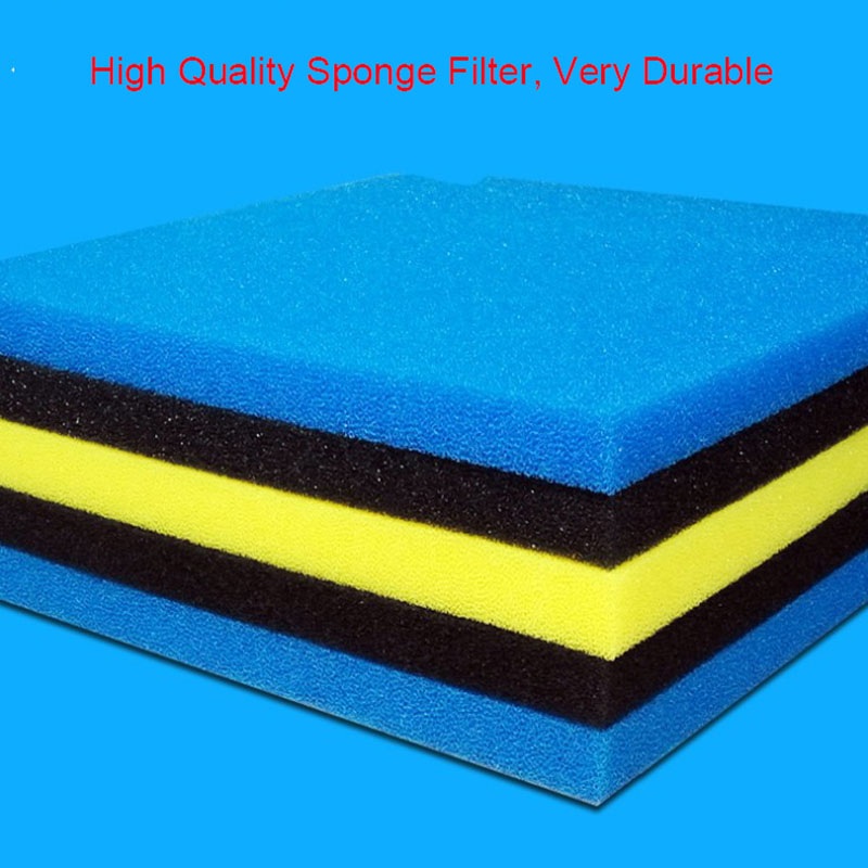 50cmx50cmx2cm Filtration Foam  - Aquarium Fish Yellow And Black review and price