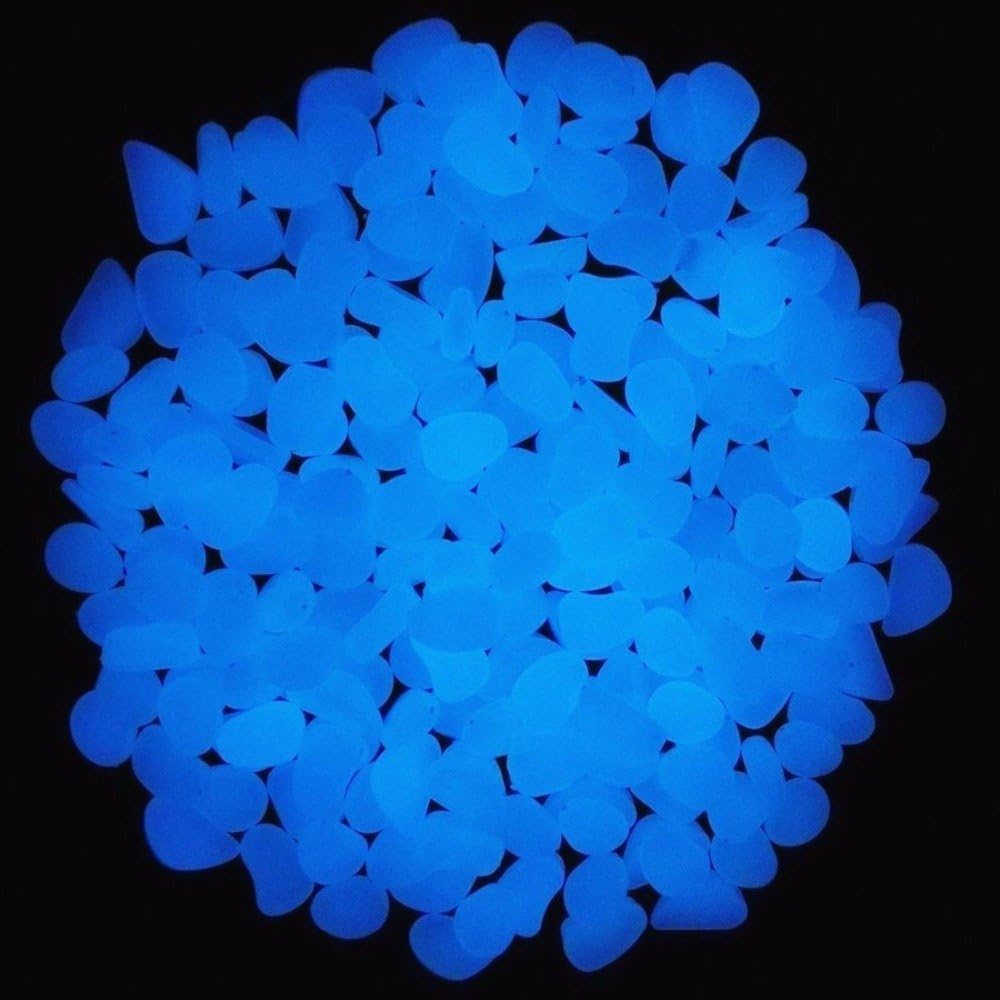 Fish Tank Rocks Glow Blue Pebb - Aquarium Fish Land review and price