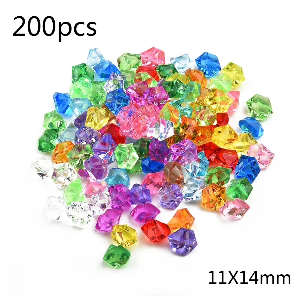 200pcs Acrylic Gem Stone Color - Aquarium Fishing review and price