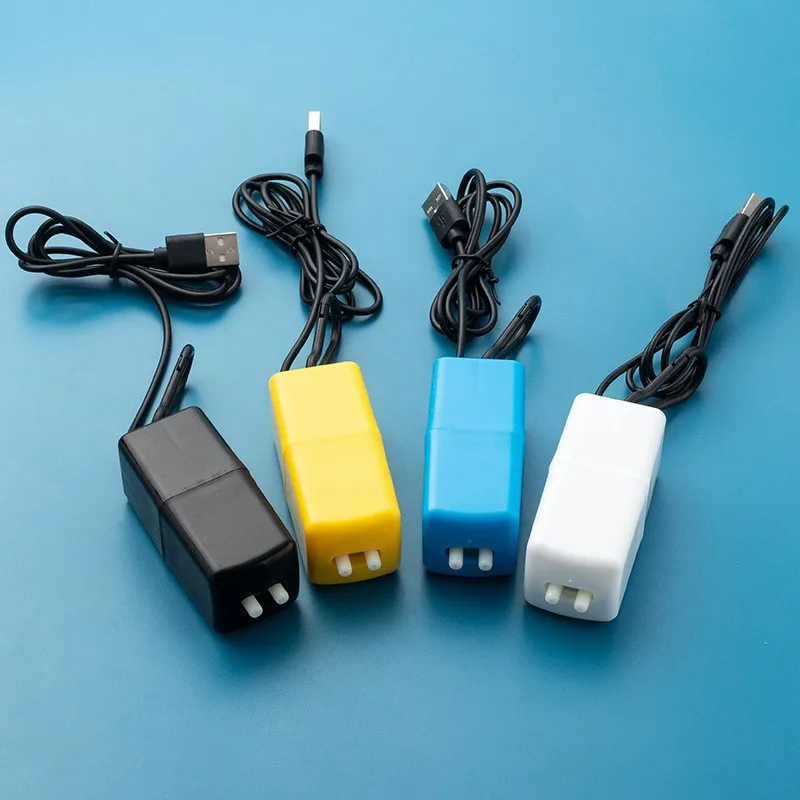 1Pc Double Hole Fish Tank Oxyg - Aquarium Fish Yellow And Black review and price